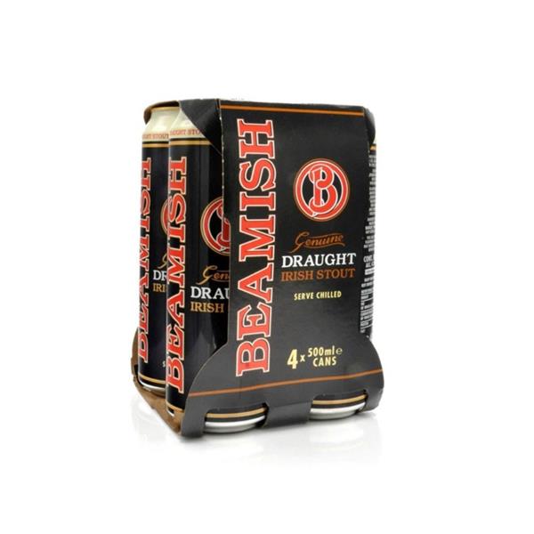 *Available 10/12* Beamish Draught Irish Stout 4x500ml