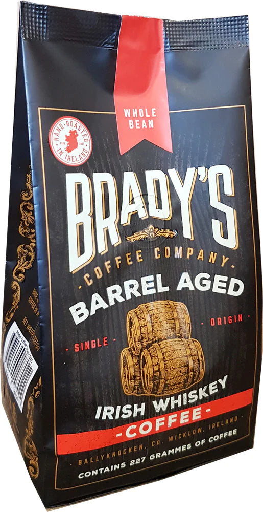Brady's Barrel-Aged Whiskey GROUND Coffee bag