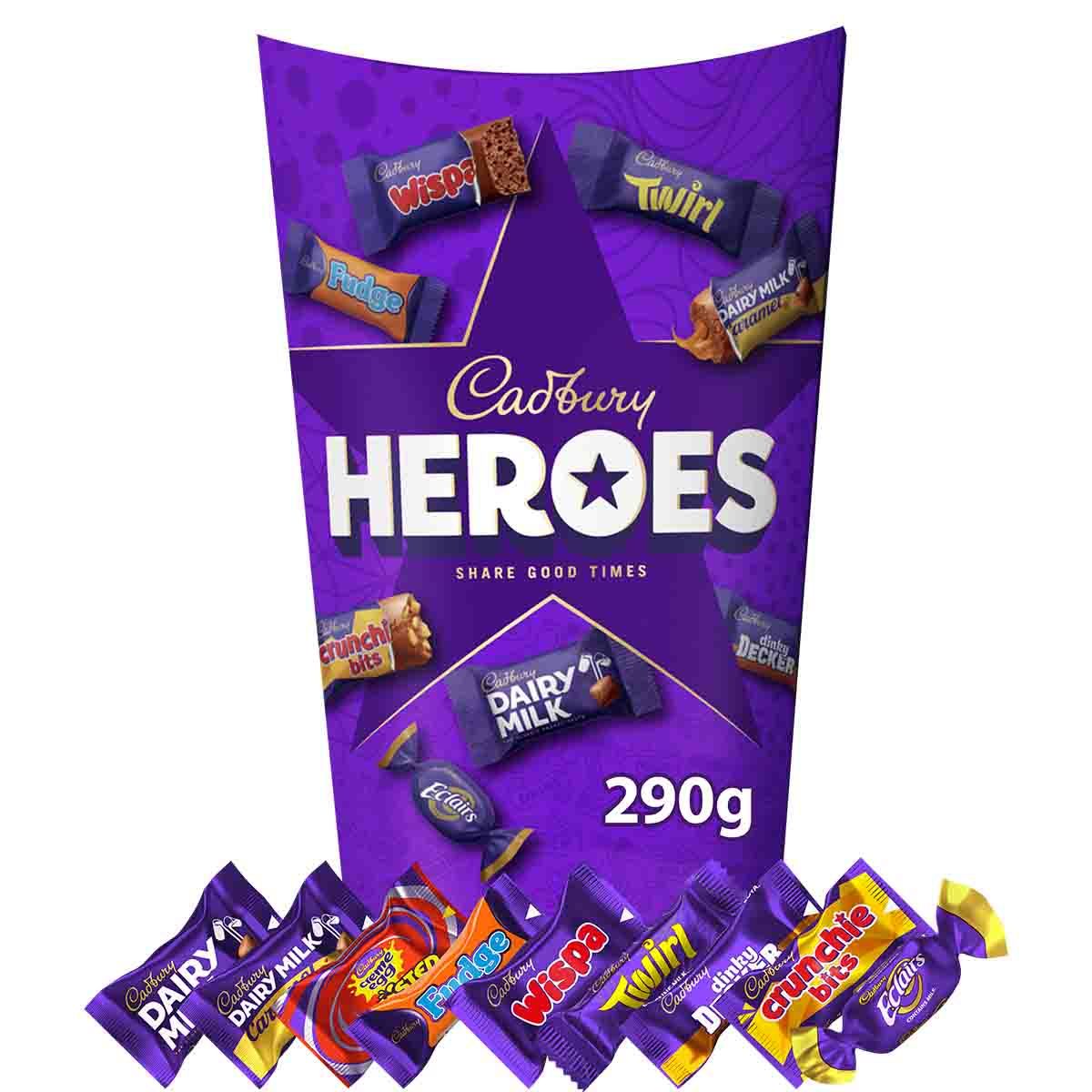 * Cadbury Heroes Chocolate Box 290g