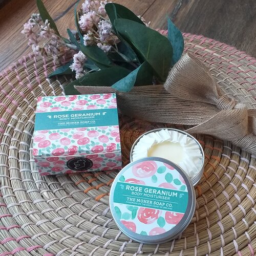 The Moher Soap Co. All Natural Rose Geranium Solid Body Moisturiser