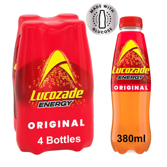 * Lucozade Original 4x380ml. 4-pack