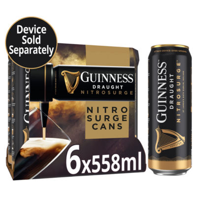 Guinness Nitrosurge 6x558ml cans **Re-stocking early Feb**