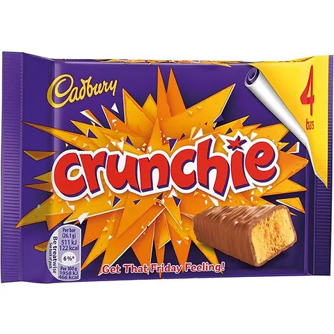 Irish Cadbury Crunchie 4-pack