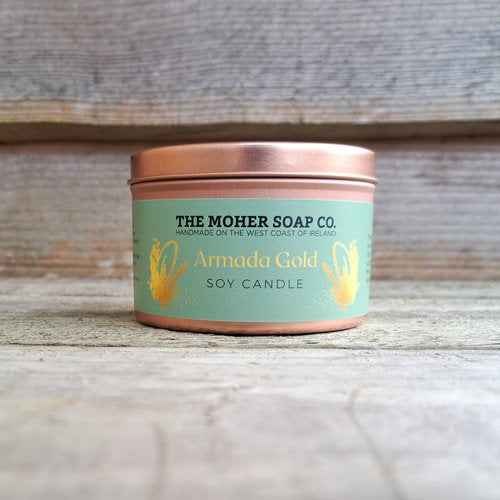 The Moher Soap Co. Armada Gold Candle