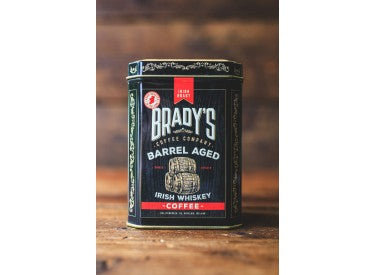 Ground Coffee, Brady's Barrel-Aged Whiskey Coffee Tin