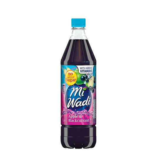 MiWadi Apple and Blackcurrant NAS. 1 Litre