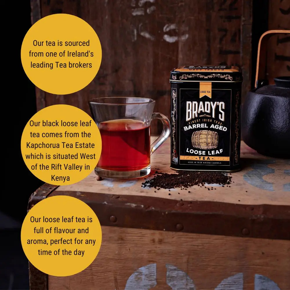 Brady's Barrel-Aged Whiskey Loose Leaf Tea