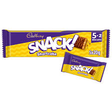 Cadbury Snack Shortcake Milk Chocolate Biscuits 5-pack