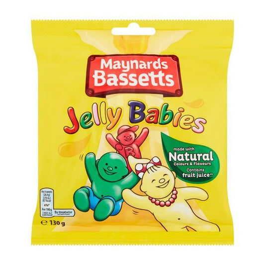 Maynards Bassetts Jelly Babies 130g